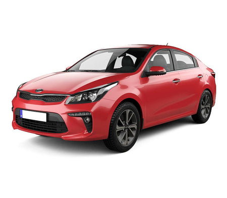 Rozsdamentes acél lábtámasz védő Kia Rio