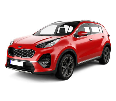 Rozsdamentes acél lábtámasz védő Kia Sportage