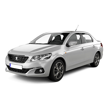 Rozsdamentes acél küszöbvédelem Peugeot 301