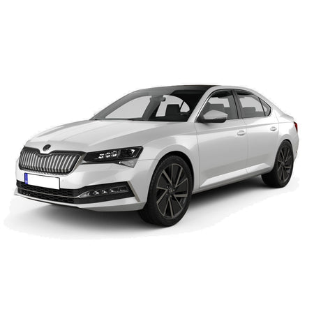 Rozsdamentes acél küszöbvédelem Skoda Superb