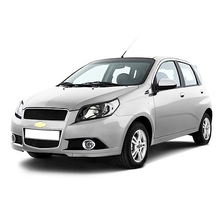 Rozsdamentes Acél Lökhárítóvédők Aveo T250 gyártmány 2006 - 2011, karosszéria ferdehátú