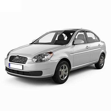 Szövetszőnyegek Hyundai Accent gyártmány 2006 - 2010, karosszéria szedán