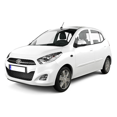 Rozsdamentes acél lökhárítóvédő Hyundai I10 I gyártmány 2008 - 2013, karosszéria ferdehátú