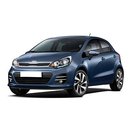 Rozsdamentes acél küszöbvédők Kia Rio III gyártmány 08.2011 - 01.2017, karosszéria ferdehátú