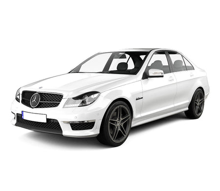 Rozsdamentes acél küszöbvédők Mercedes C-Class W204 gyártmány 04.2007 - 02.2014, karosszéria szedán