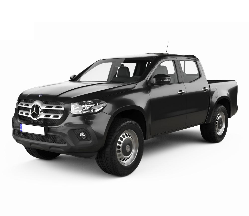 Hótálca gumiszőnyegek Mercedes X-Class Clasa X gyártmány 01.2016 - jelen, karosszéria pickup