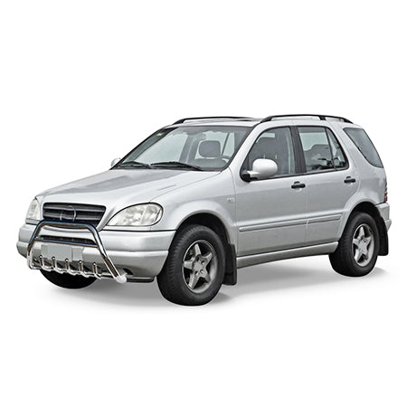 Rozsdamentes Acél Lökhárítóvédők ML W163 gyártmány 2001 - 2005.07, karosszéria suv