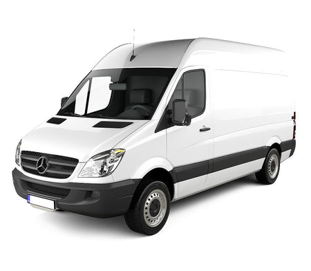 Rozsdamentes acél küszöbvédők Mercedes Sprinter II gyártmány 2006 - 2015, karosszéria van