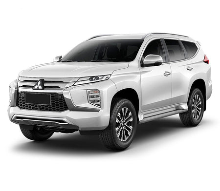 Rozsdamentes acél lábtámasz védő Pajero gyártmány 2005 - 2019, karosszéria suv