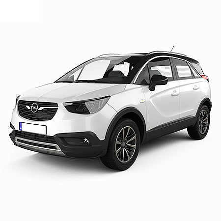 Rozsdamentes acél küszöbvédők Opel Crossland X gyártmány 06.2017 - 07.2024, karosszéria suv