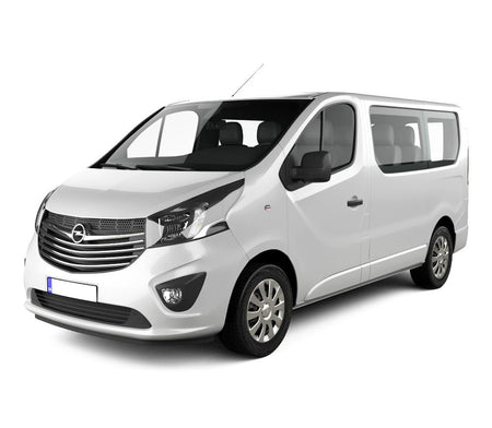 Rozsdamentes acél küszöbvédők Opel Vivaro B gyártmány 09.2014 - 02.2019, karosszéria van