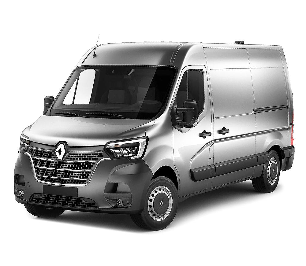 Rozsdamentes acél lökhárítóvédő Renault Master III gyártmány 06.2010 - 09.2024, karosszéria van