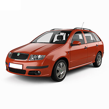 Rozsdamentes acél küszöbvédelem Fabia II gyártmány 2007.03 - 2014.10, karosszéria kombi