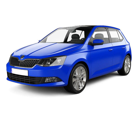 Rozsdamentes acél küszöbvédelem Fabia III gyártmány 2014.11 - jelen, karosszéria ferdehátú
