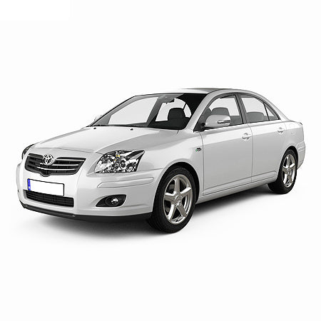 Rozsdamentes Acél Lökhárítóvédők Avensis II gyártmány 2003.03 - 2008.12, karosszéria szedán