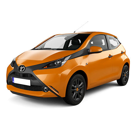 Rozsdamentes acél lábtámasz védő Toyota Aygo II gyártmány 07.2014 - 11.2021, karosszéria ferdehátú