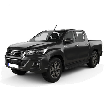 Rozsdamentes acél küszöbvédelem Hilux gyártmány 2016.09 - jelen, karosszéria pickup