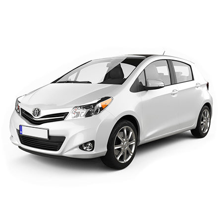 Rozsdamentes acél küszöbvédelem Yaris III gyártmány 2011.09 - 2020.08, karosszéria ferdehátú