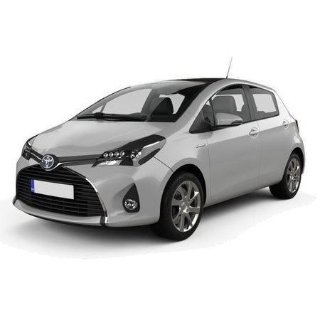 Rozsdamentes acél lábtámasz védő Toyota Yaris III gyártmány 2011 - 2014, karosszéria ferdehátú