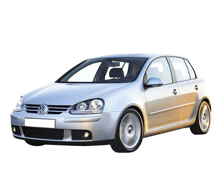 Rozsdamentes acél küszöbvédők Volkswagen Golf 5 gyártmány 10.2003 - 2008, karosszéria ferdehátú