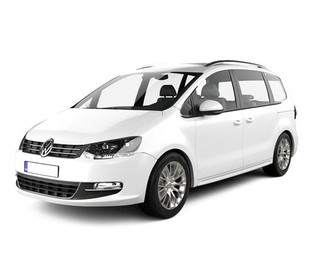 Csomagtértálcák Volkswagen Sharan II gyártmány 2010.09 - jelen, karosszéria van