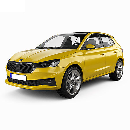 Rozsdamentes acél küszöbvédők Skoda Fabia IV gyártmány 09.2021 - jelen, karosszéria ferdehátú