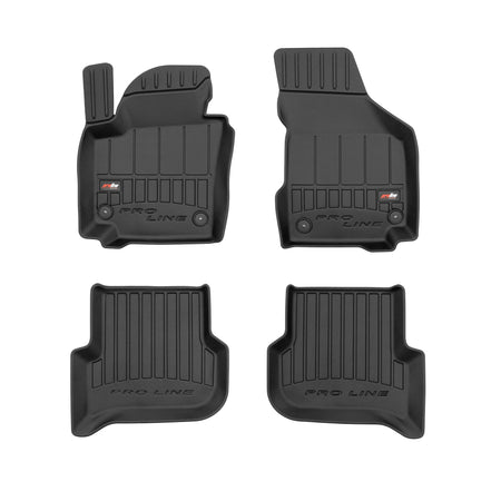 Hótálca gumiszőnyegek Volkswagen Golf Plus, gyártmány 2005 - 2014, kisbusz karosszéria rögzítő rendszerek közötti távolságok 31.5 cm vezetőnél / 30.4 cm utasnál | 3D407244