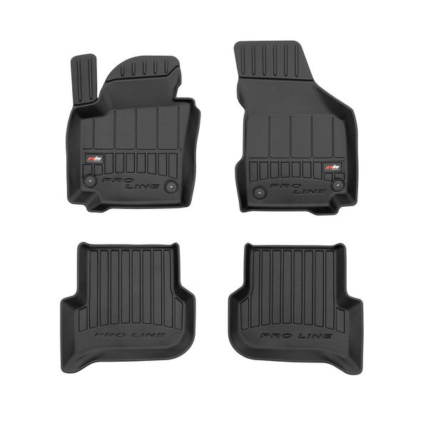 Hótálca gumiszőnyegek Volkswagen Golf Plus, gyártmány 2005 - 2014, kisbusz karosszéria rögzítő rendszerek közötti távolságok 31.5 cm vezetőnél / 30.4 cm utasnál | 3D407244