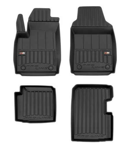 Hótálca gumiszőnyegek Fiat 500 Hybrid, gyártmány 02.2020 - jelen, ferdehátú karosszéria | 3D426696