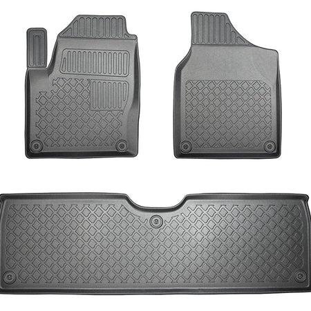 Hótálca gumiszőnyegek Seat Alhambra I, gyártmány 1995 - 08.2010, van karosszéria 5-7 üléses, 3. üléssor nélkül | 602169