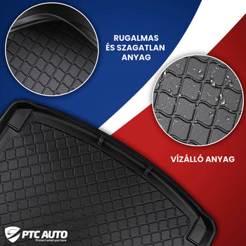 Csomagtértálca Ford Fiesta VI, ferdehátú karosszéria, gyártmány 10.2008 - 06.2017, alsó csomagtér, dupla csomagtérpadló nélkül, oldalsó fülekkel | 192626GRD