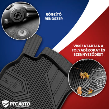 Hótálca gumiszőnyegek Volkswagen Polo IV, gyártmány 11.2001 - 2009, szedán karosszéria | 77407220