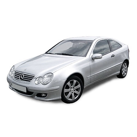 Szövetszőnyegek Mercedes C-Class W203 gyártmány 2000 - 2008, karosszéria kupé
