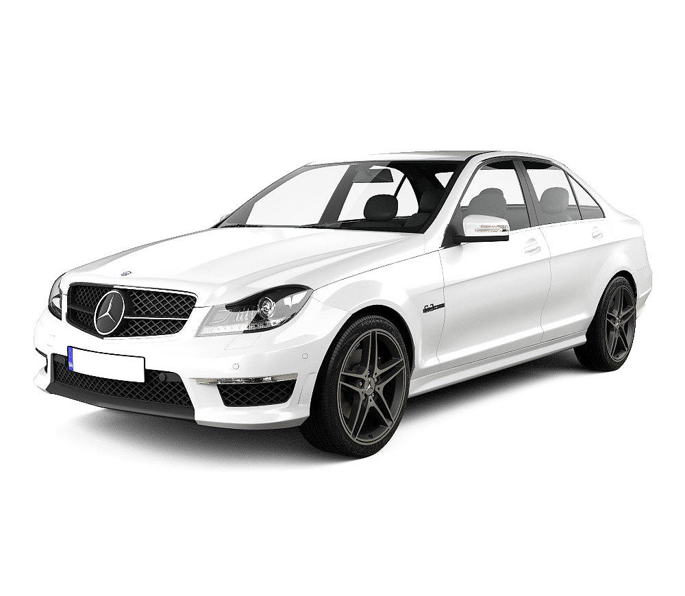 Rozsdamentes acél küszöbvédők Mercedes C-Class W204 gyártmány 04.2007 - 02.2014, karosszéria szedán
