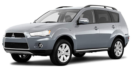 Rozsdamentes acél lökhárítóvédő Mitsubishi Outlander II gyártmány 03.2007 - 08.2012, karosszéria suv