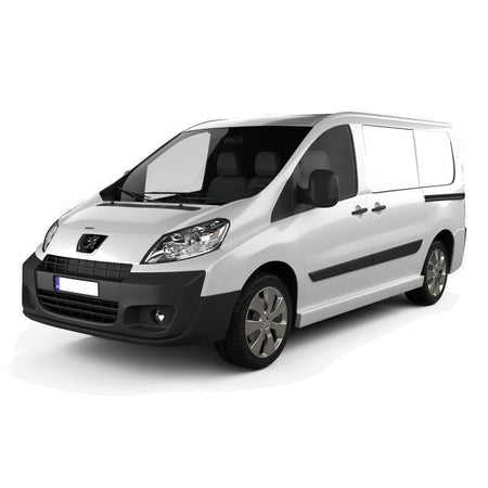 Rozsdamentes acél küszöbvédők Peugeot Expert II gyártmány 2007 - 2016, karosszéria van