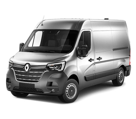Rozsdamentes acél küszöbvédők Renault Master III gyártmány 06.2010 - 09.2024, karosszéria van