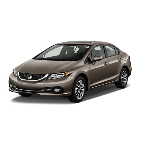 Rozsdamentes Acél Lökhárítóvédők Honda Civic 2012 2017