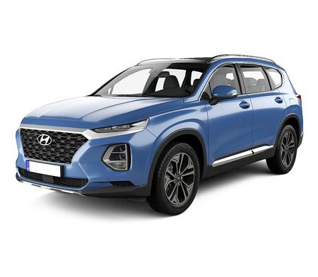 Rozsdamentes Acél Küszöbvédők Hyundai Santa Fe