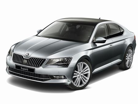 Rozsdamentes Acél Küszöbvédők Skoda Superb
