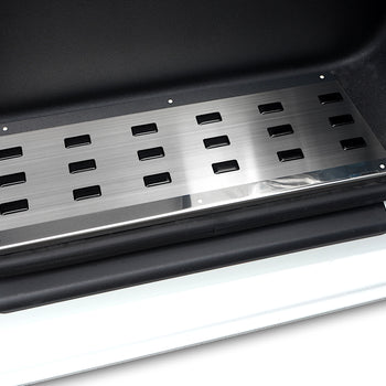 Rozsdamentes acél küszöbvédők Ford Tourneo Custom II, gyártmány 2024 - jelen, van karosszéria | 08-1236