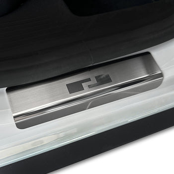 Rozsdamentes acél küszöbvédők Dacia Duster III Hybrid, gyártmány 06.2024 - jelen, suv karosszéria | 08-1410