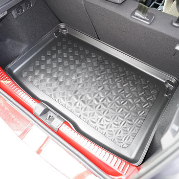 Csomagtértálca Dacia Sandero Stepway Sandero III Stepway, ferdehátú karosszéria, gyártmány 01.2021 - jelen, felső csomagtér, magasságra állítható csomagtérpadló nélkül | 193062BSC