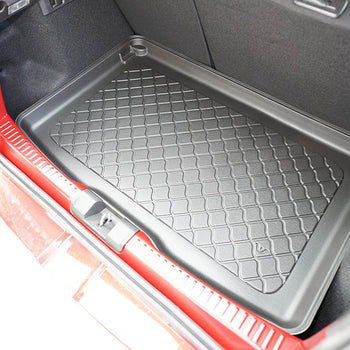 Csomagtértálca Dacia Sandero Stepway Sandero III Stepway, ferdehátú karosszéria, gyártmány 01.2021 - jelen, felső csomagtér, magasságra állítható csomagtérpadló nélkül | 193062GRD