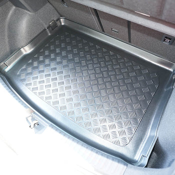 Csomagtértálca Cupra Leon, ferdehátú karosszéria, gyártmány 10.2020 - jelen, felső csomagtér, áthelyezhető csomagpadló felső állásban | 193083BSC