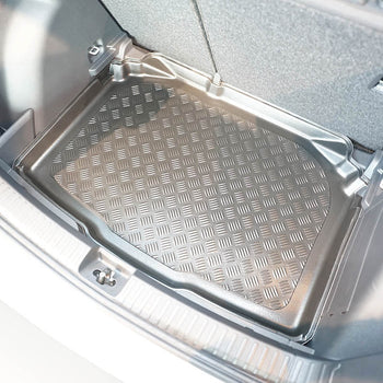 Csomagtértálca Skoda Fabia IV, ferdehátú karosszéria, gyártmány 09.2021 - jelen, alsó csomagtér, állítható csomagtérpadló alatt/nélkül | 193990BSC