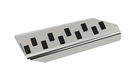 Rozsdamentes acél lábtámasz védő Opel Crossland X, gyártmány 06.2017 - 07.2024, suv karosszéria | 32-4099