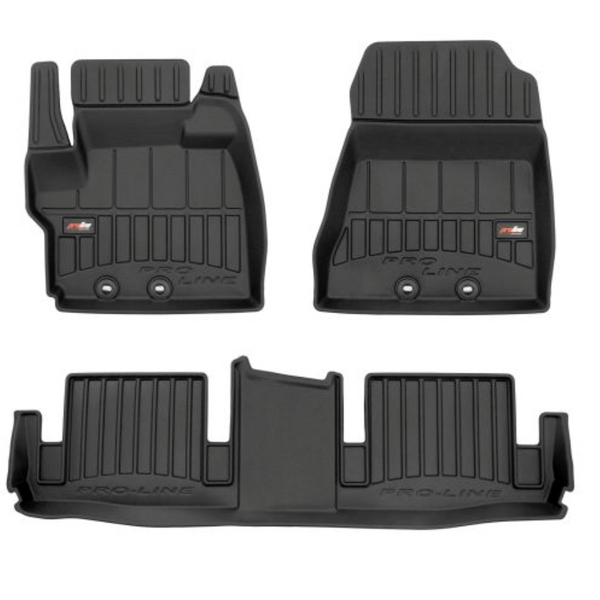 Hótálca gumiszőnyegek Toyota IQ, gyártmány 2008 - 2016, ferdehátú karosszéria | 3D426429