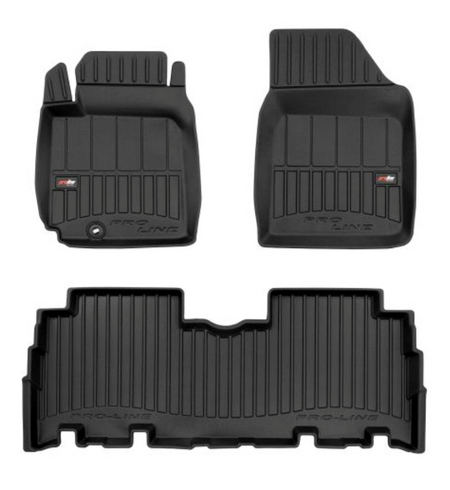 Hótálca gumiszőnyegek Toyota Yaris Verso, gyártmány 2000 - 2006, van karosszéria | 3D426498