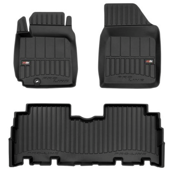 Hótálca gumiszőnyegek Toyota Yaris Verso, gyártmány 2000 - 2006, van karosszéria | 3D426498